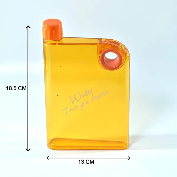 Flat_Transparent_Water_Bottle_with_Circular_Handle_-_A5_Notebook_Style_(420ml)
