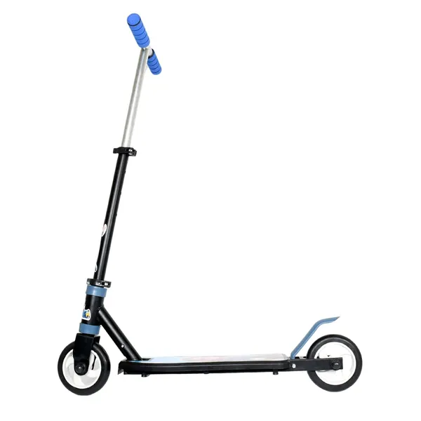 Kids_Foldable_Scooter_with_Adjustable_Height_-_Blue_&_Black