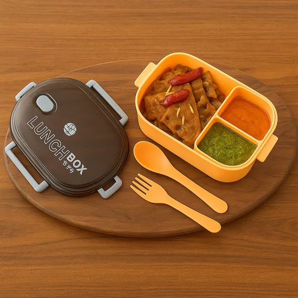 Lunch_Box_with_Transparent_Lid_and_Spoon_Set_-_Pink_&_Grey
