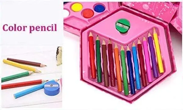 46-Piece_Hexagon_Art_Set_for_Kids_with_Crayons,_Color_Pencils,_Watercolors_&_Markers