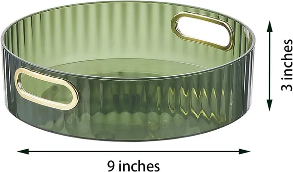Light_Luxury_Green_Glass_Round_Tray_with_Gold_Handles_-_22cm_Organizer