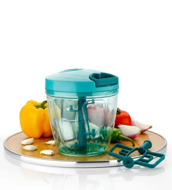 Manual_Pull-Cord_Vegetable_Chopper_with_Transparent_Bowl_-_Turquoise