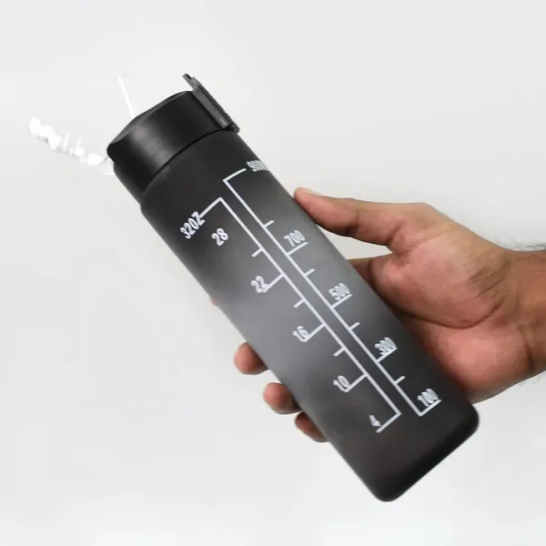 900ml_Motivational_Water_Bottle_with_Time_Marker_and_Flip_Straw_-_Black_Gradient