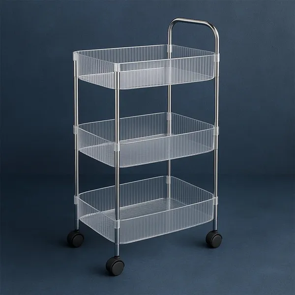 3-Tier_Rolling_Storage_Cart_with_Handle_and_Wheels_-_White