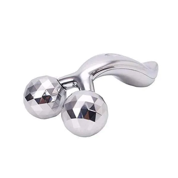 3D_Diamond_Face_&_Body_Roller_Massager_-_Chrome_Finish