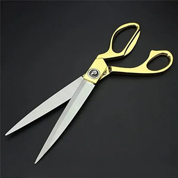 Professional_Tailor_Scissors_with_Gold_Handles_-_Sharp_Stainless_Steel_Blades_for_Fabric_Cutting