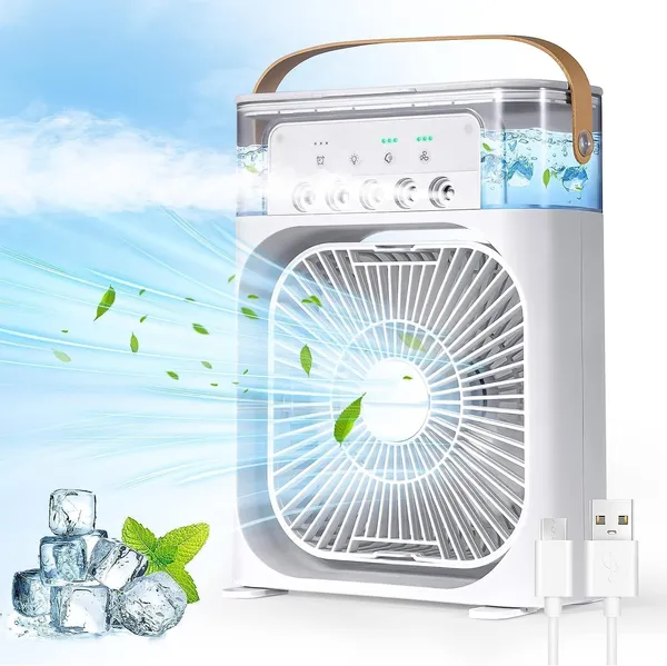 Portable_Evaporative_Air_Cooler_with_600ML_Water_Tank,_5_Mist_Vents_&_Timer_Function