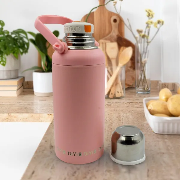 Stainless_Steel_Vacuum_Insulated_Water_Bottle_with_Shoulder_Strap_-_1300ml_(Pink)