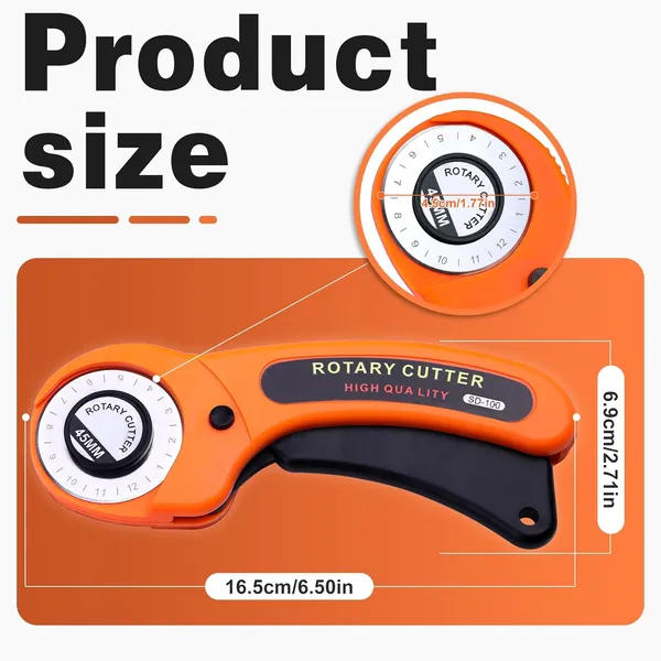 45mm_Rotary_Cutter_with_Ergonomic_Handle_for_Fabric,_Leather,_and_Craft_Cutting