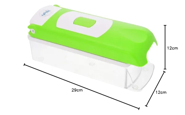 Multi-Function_Vegetable_Chopper_and_Slicer_Set_-_Green_&_White
