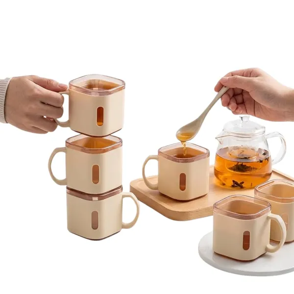 Square_Ceramic_Coffee_Mug_Set_with_Transparent_Lid_-_Set_of_6_(Cream_&_Brown)
