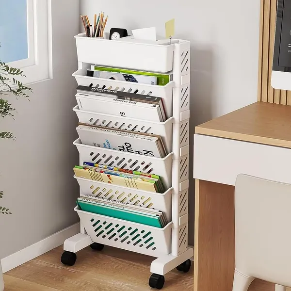 5-Layer_Slim_Rolling_Storage_Organizer_Cart_with_Wheels_-_White