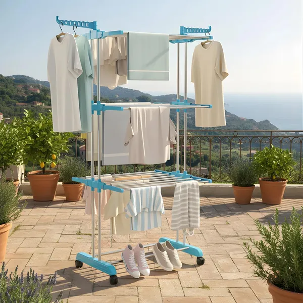 Synergy_3-Tier_Foldable_Clothes_Drying_Rack_Stand_with_Wheels_-_Blue_&_Steel
