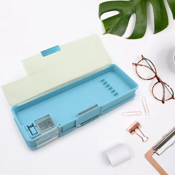 Kids_Dinosaur_&_Cartoon_Character_Printed_Pencil_Box_-_Blue_Multi-Compartment_Stationery_Case