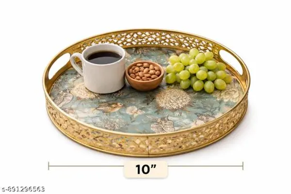 Multicolor_Metal_Bird_Design_Coffee_Tea_Serving_Tray