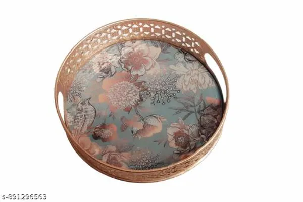 Multicolor_Metal_Bird_Design_Coffee_Tea_Serving_Tray
