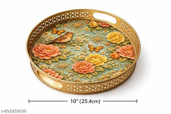 Multicolor_Metal_3D_Bird_Design_Coffee_Tea_Serving_Tray