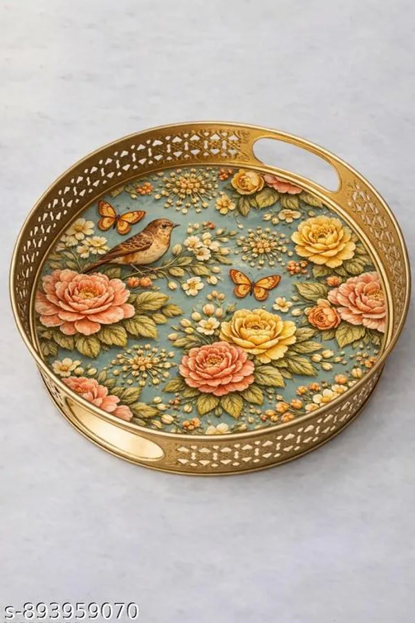 Multicolor_Metal_3D_Bird_Design_Coffee_Tea_Serving_Tray