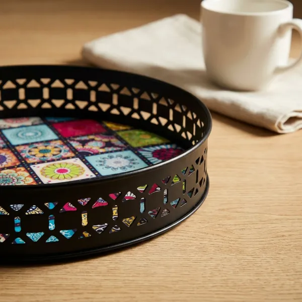 Multicolor_Metal_Rangoli_Design_Coffee_Tea_Serving_Tray_(Pack_Of_2)