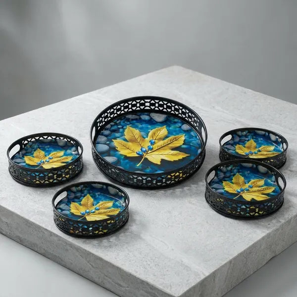 Multicolor_Metal_Artistic_Tea_Themed_Design_Coffee_Tea_Serving_Tray_(Pack_Of_5)