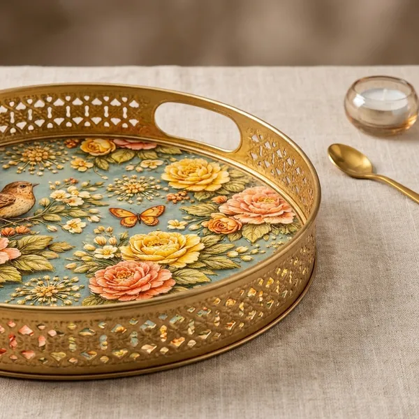 Multicolor_Metal_3D_Bird_Design_Coffee_Tea_Serving_Tray