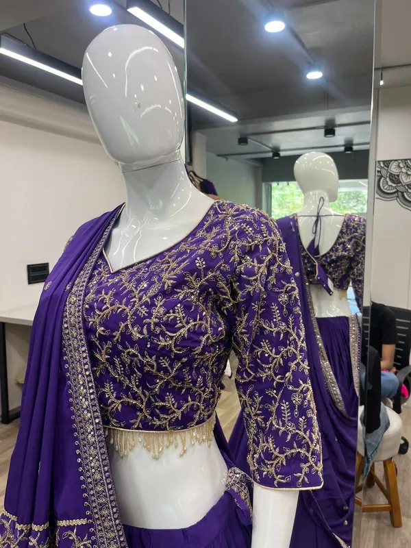 Purple_And_Gold_Roman_Silk_Embroidered_Stitched_Lehenga_Choli_Set_For_Women