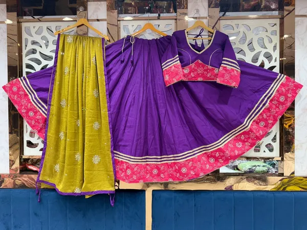 Purple_And_Yellow_Pure_Woven_Silk_Embroidered_Stitched_Chaniya_Choli_Set_For_Women
