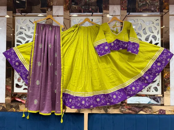 Yellow_And_Purple_Roman_Silk_Stitched_Lehenga_Choli_Set_For_Women