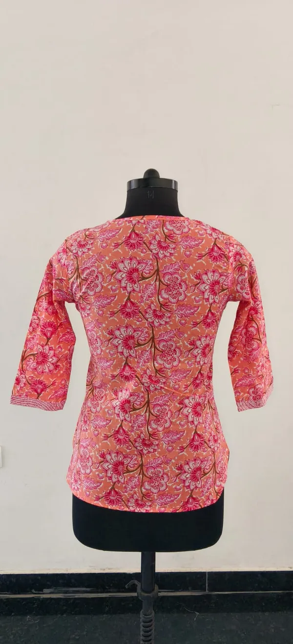 Light_Orange_Pure_Cotton_Premium_Top_For_Women