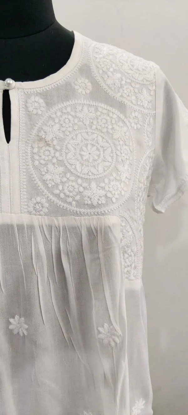 White_Fine_Viscose_Premium_Tunic_Top_For_Women