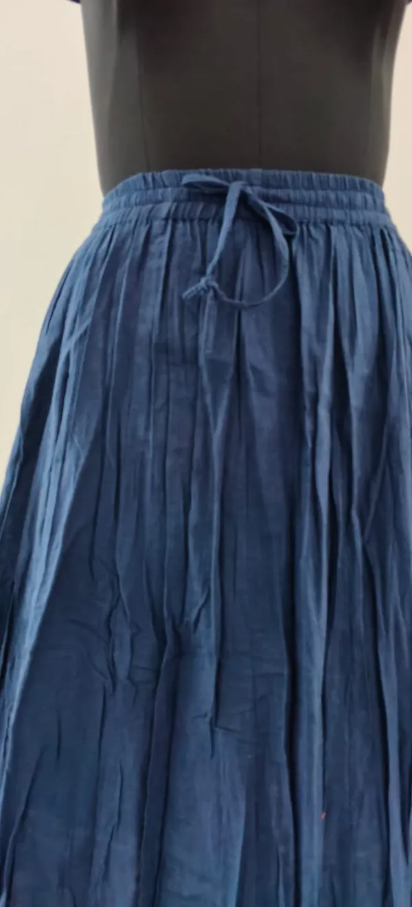 Navy_Blue_Cotton_Fabric_Premium_Skirt_For_Women