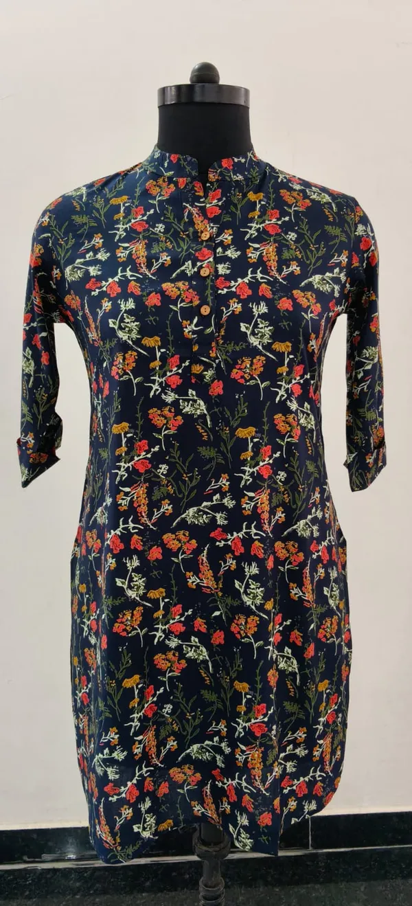 Navy_Blue_Fine_Viscose_Premium_Top_For_Women