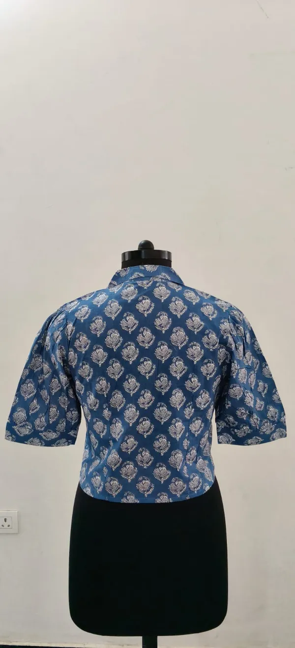 Blue_Pure_Cotton_Premium_Crop_Top_For_Women