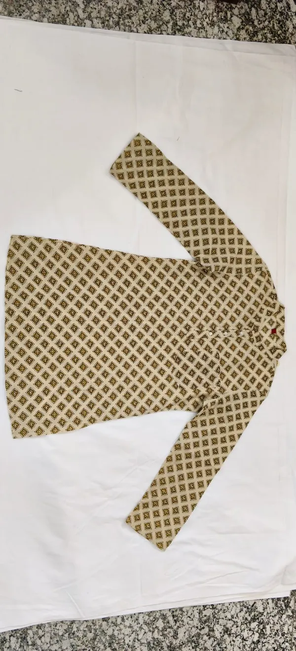 Beige_Pure_Cotton_Premium_Kurta_For_Kids