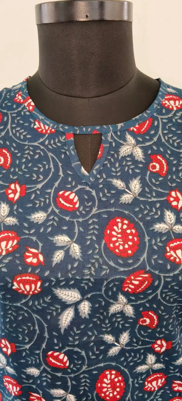 Navy_Blue_Pure_Cotton_Premium_Top_For_Women