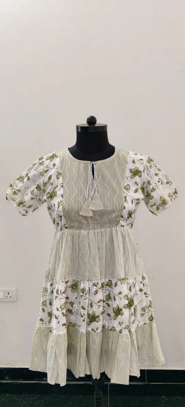 Pistachio_Green_Fine_Lurex_Cotton_Premium_Short_Maxi_Dress_For_Women