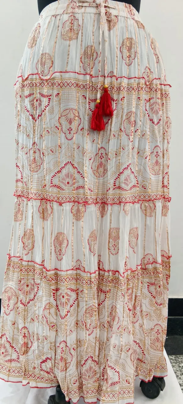 Off_White_With_Red_Print_Fine_Viscose_Lurex_Crinkle_Premium_Skirt_For_Women
