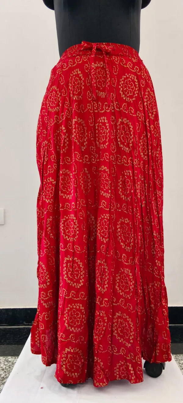 Red_Fine_Viscose_Premium_Skirt_For_Women