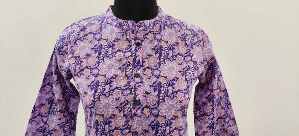 Purple_Printed_Pure_Cotton_Premium_Short_Top_For_Women