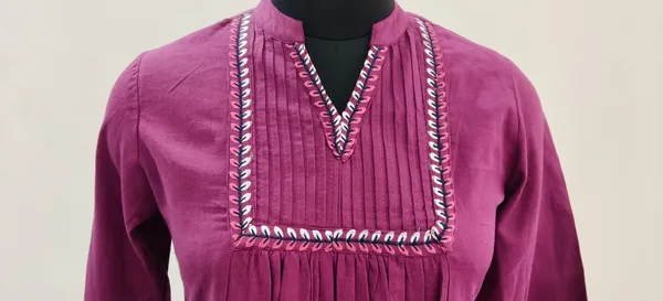 Purple_Fine_Cotton_Flax_Premium_Top_For_Women