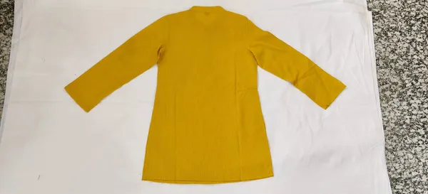 Mustard_Pure_Cotton_Premium_Kurta_For_Kids