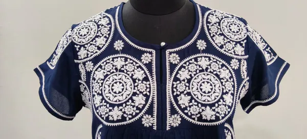 Navy_Blue_Fine_Viscose_Premium_Tunic_Top_For_Women