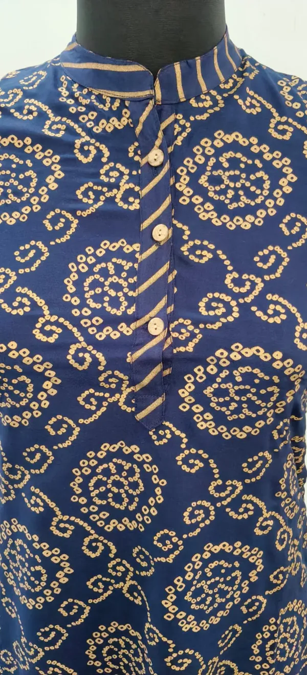Navy_Blue_Cotton_Premium_Kurta_For_Women
