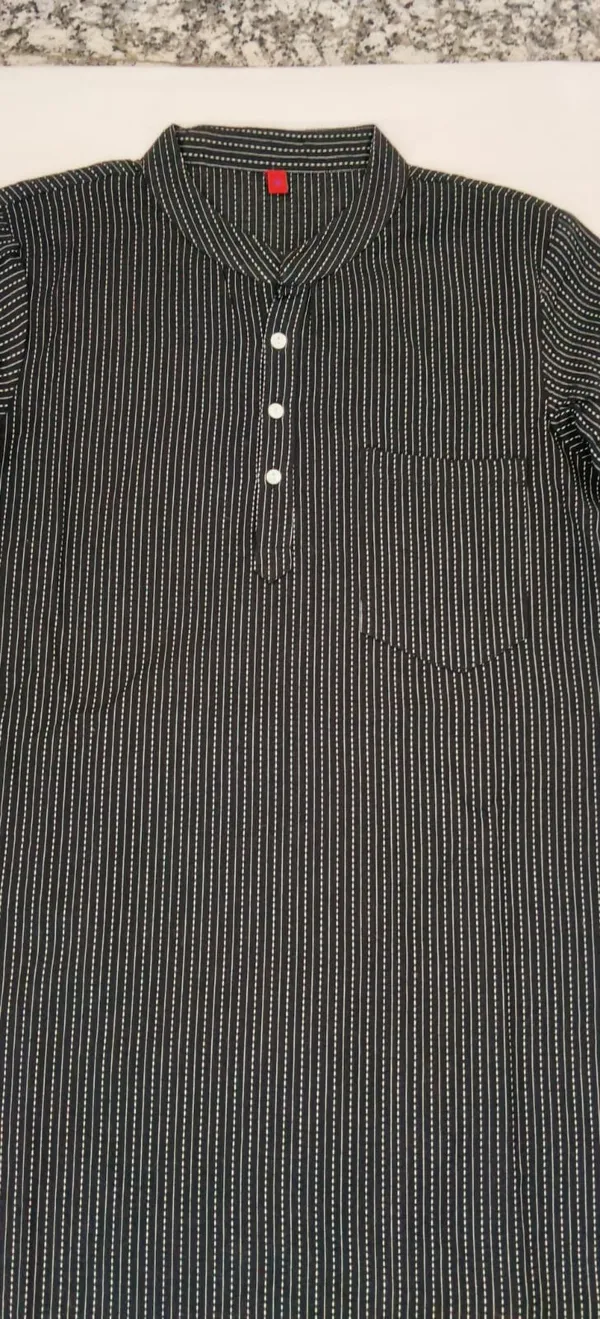 Black_Pure_Cotton_Premium_Kurta_For_Kids