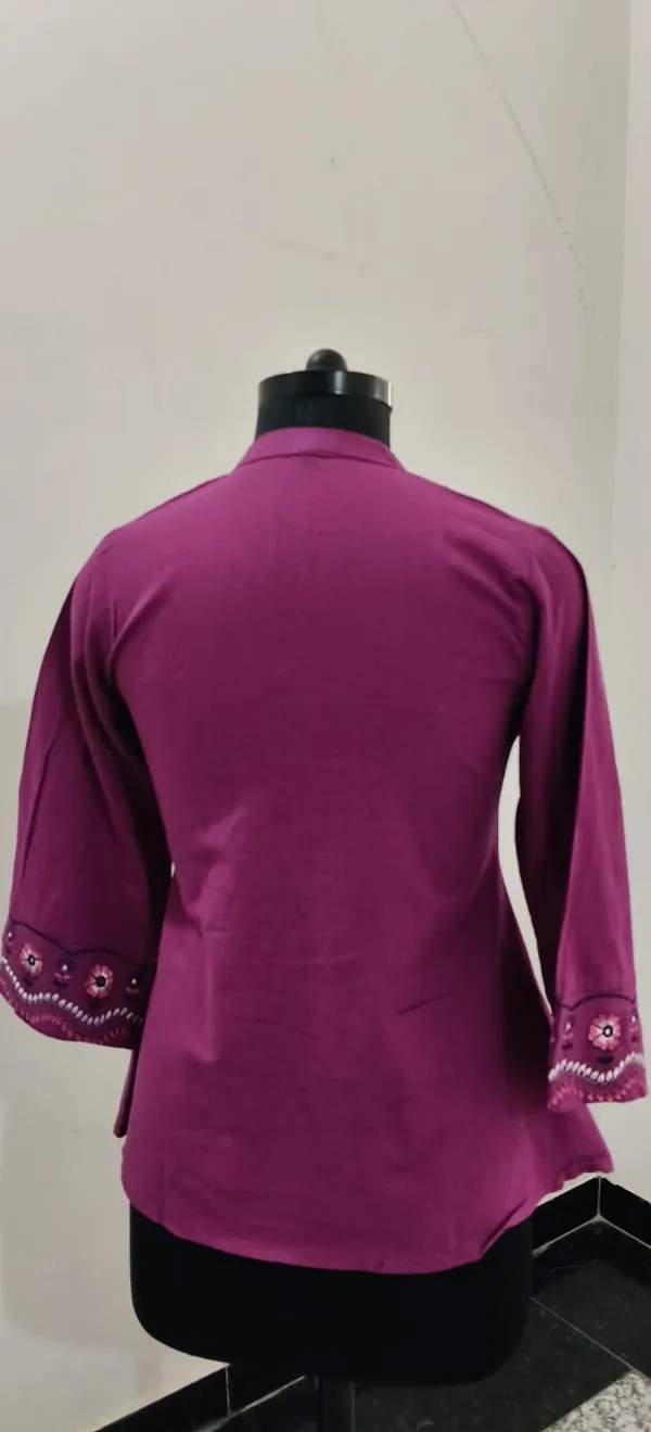 Purple_Fine_Cotton_Flax_Premium_Top_For_Women