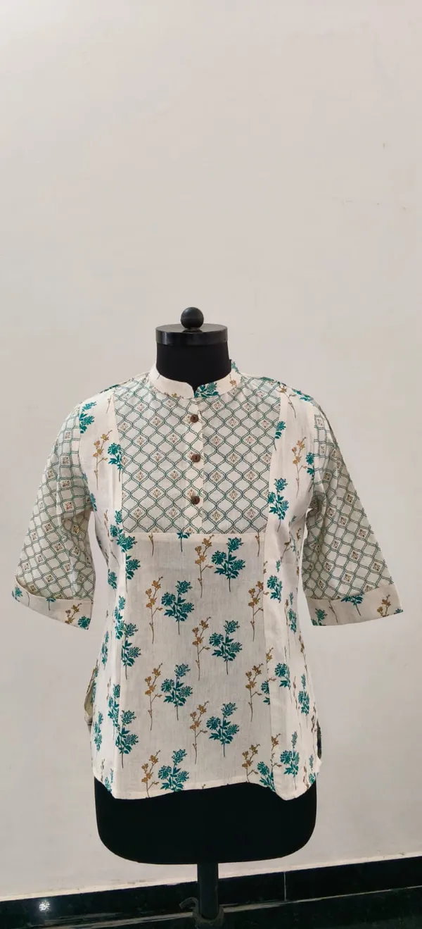 Green_Pure_Cotton_Flex_Premium_Top_For_Women
