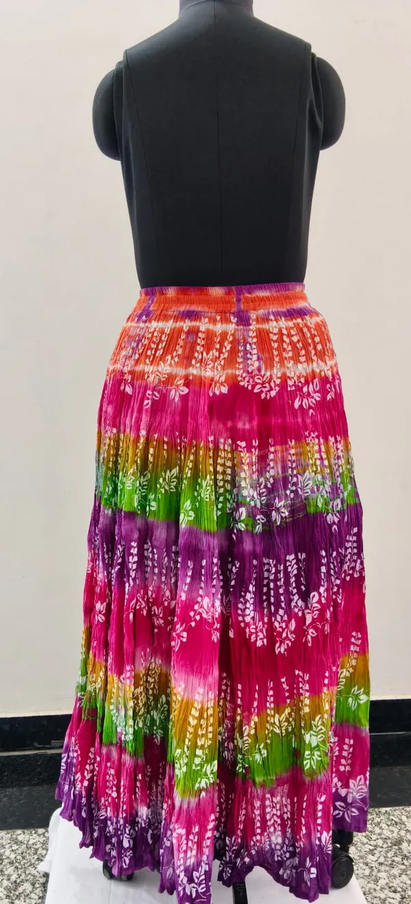 Pink_Fine_Cotton_Voile_Khadi_Premium_Skirt_For_Women