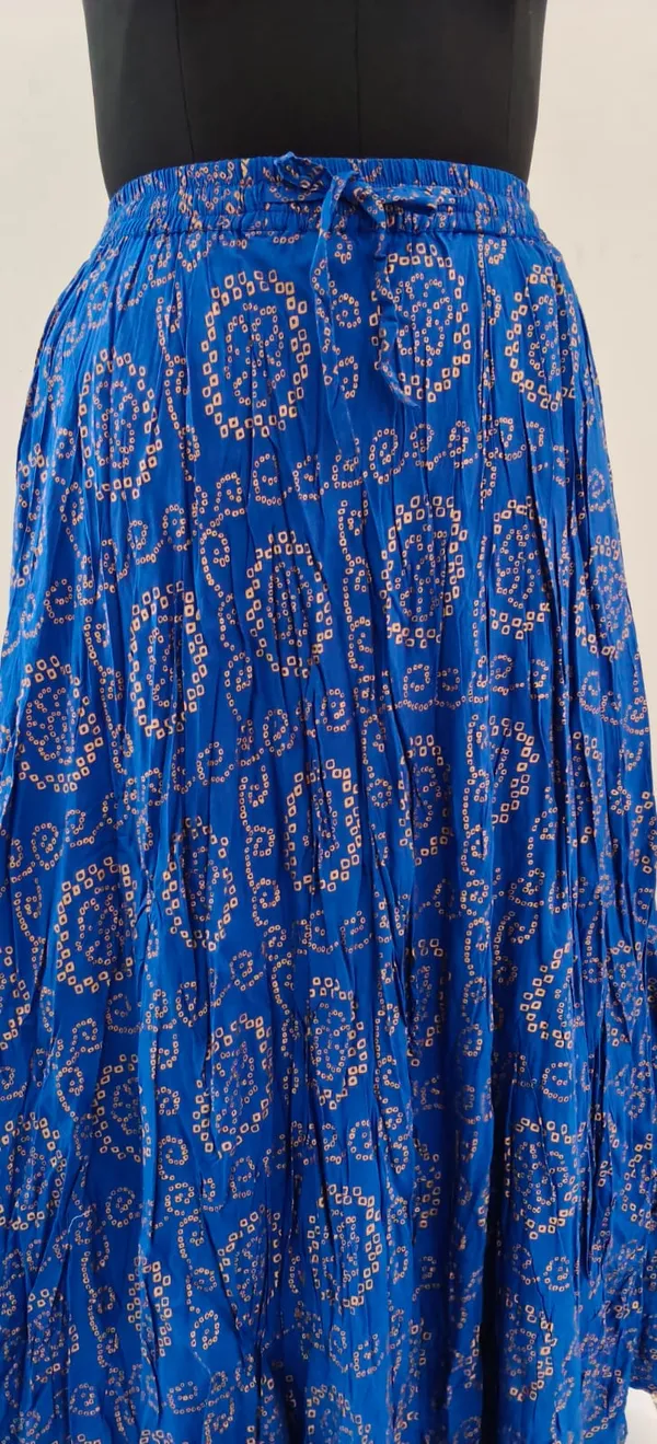 Royal_Blue_Fine_Viscose_Premium_Skirt_For_Women