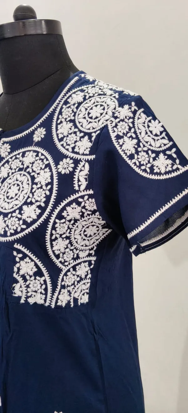Navy_Blue_Fine_Viscose_Premium_Tunic_Top_For_Women