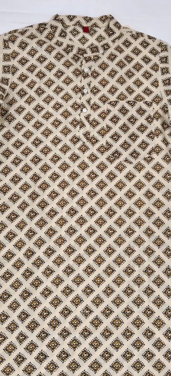 Beige_Pure_Cotton_Premium_Kurta_For_Kids